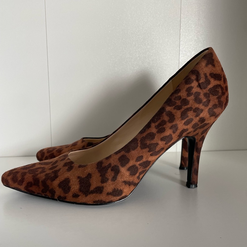 Leopard print heels
